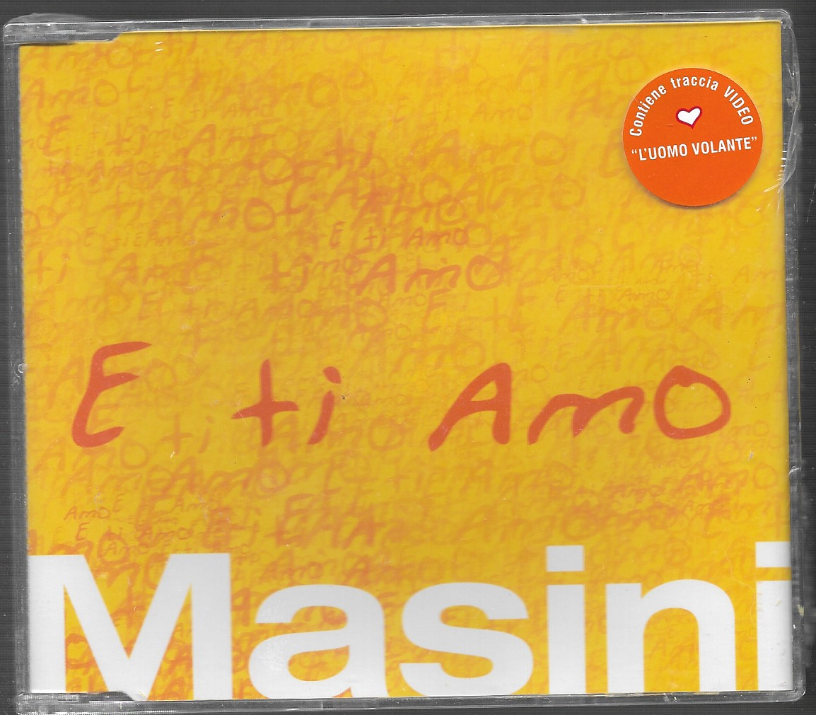 MARCO MASINI E TI AMO CD SINGOLO NUOVO SIGILLATO!!!