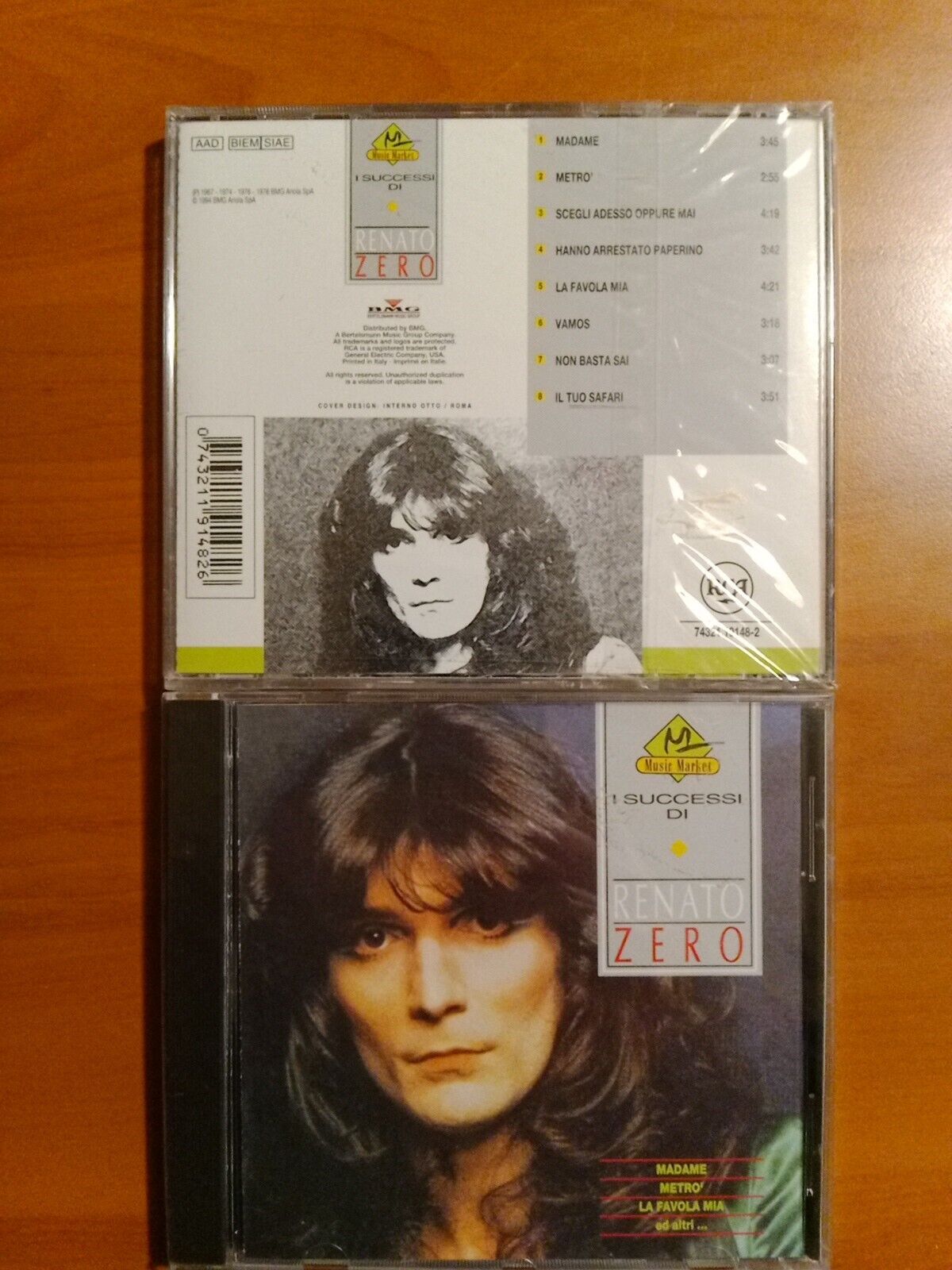 CD RENATO ZERO "I SUCCESSI DI RENATO ZERO" F.C. OTTIMO