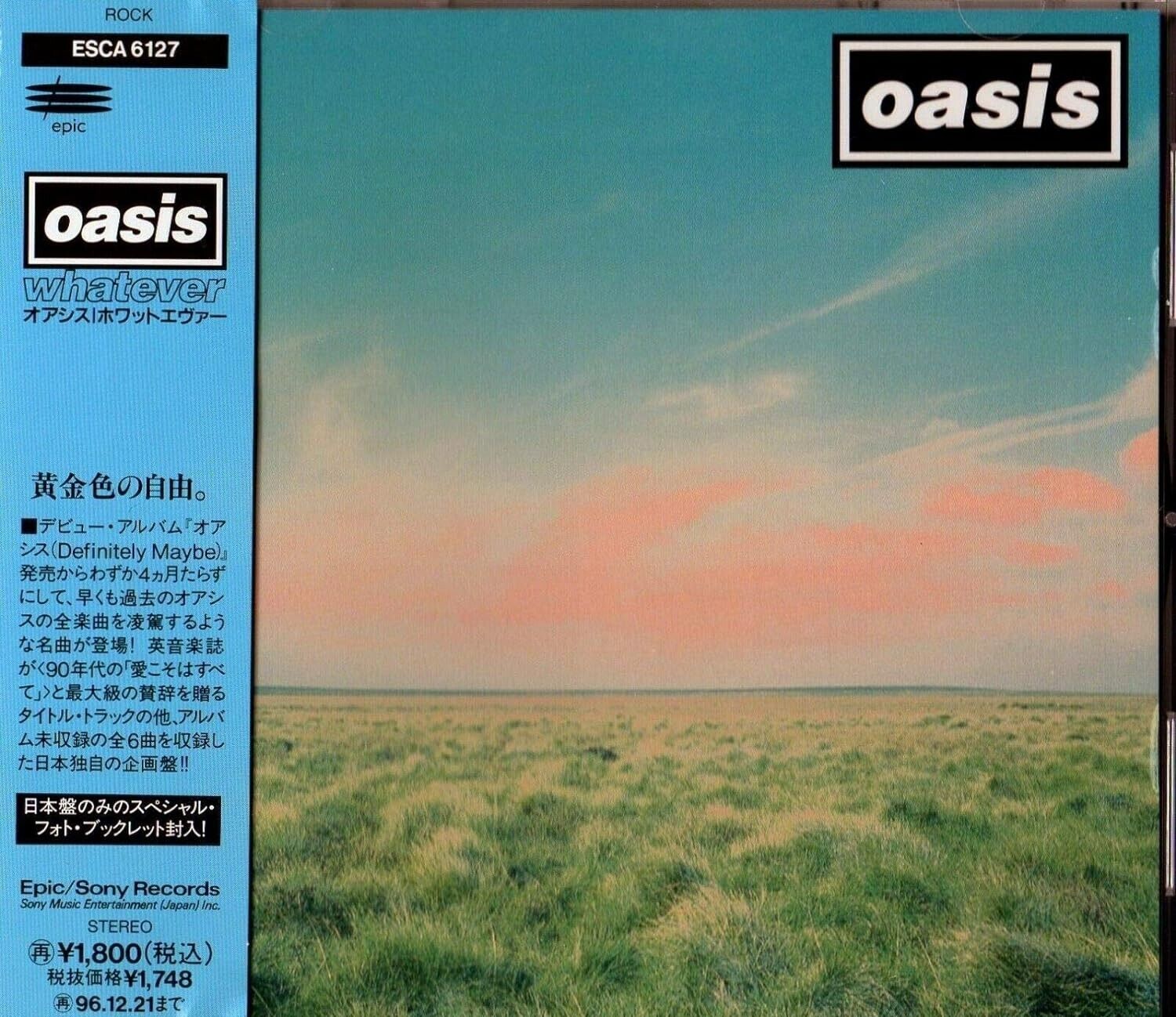 CD Oasis-Whatever-JAPAN nuovo