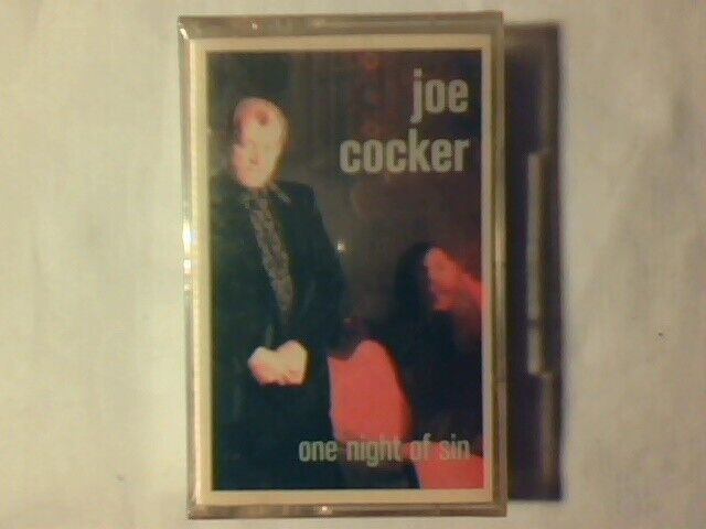 JOE COCKER One night of sin mc cassette k7 ITALY SIGILLATA SEALED!!!