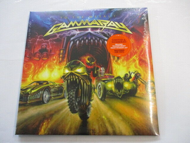 GAMMA RAY - TO THE METAL - 2LP ORANGE VINYL NEW SEALED 2020 - COPY # 266/1500