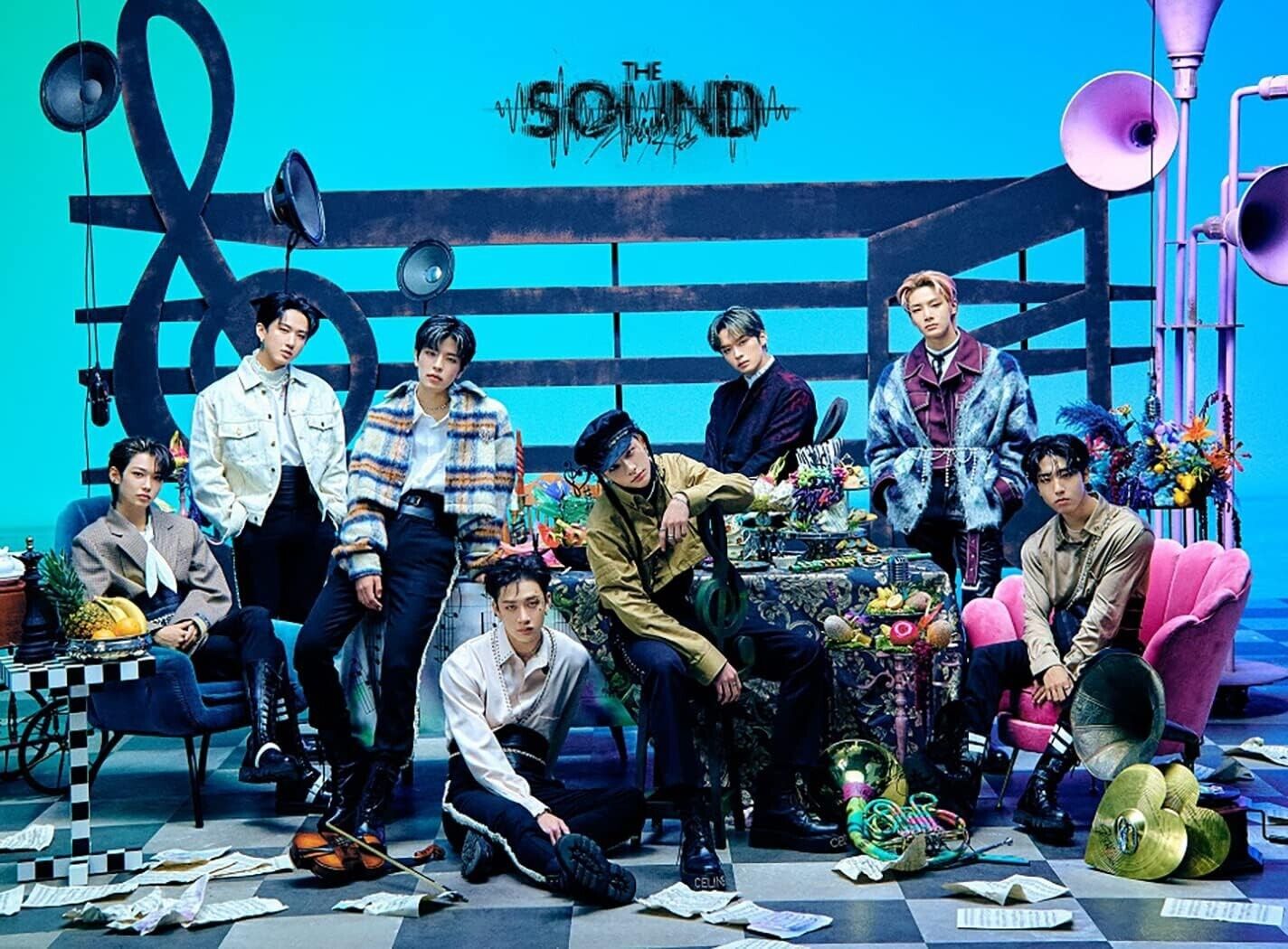 New Stray Kids THE SOUND prima edizione limitata Type B CD Photobook Card Japan