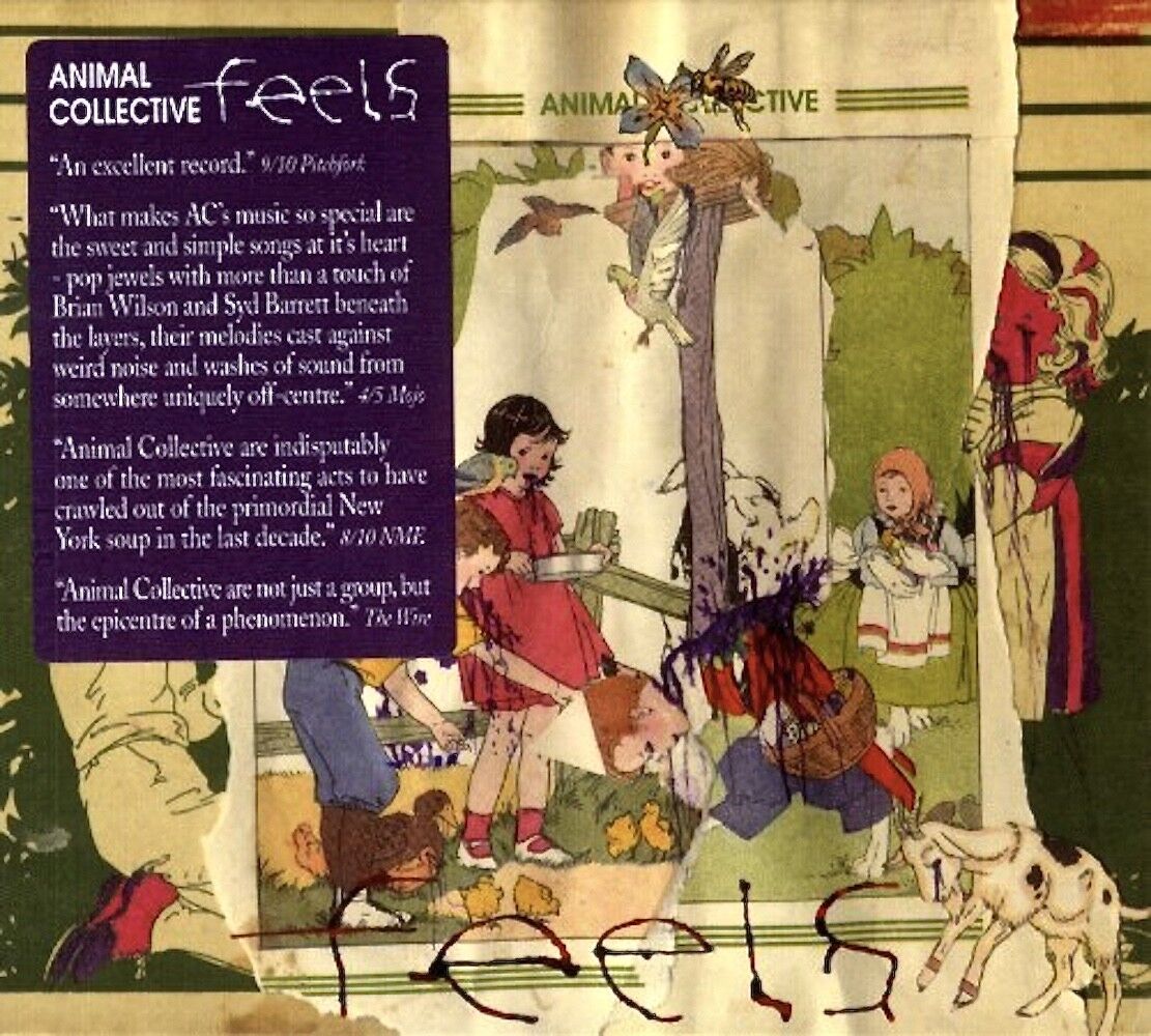 Animal Collective ‎– Feels (CD, Album, UK Edition)