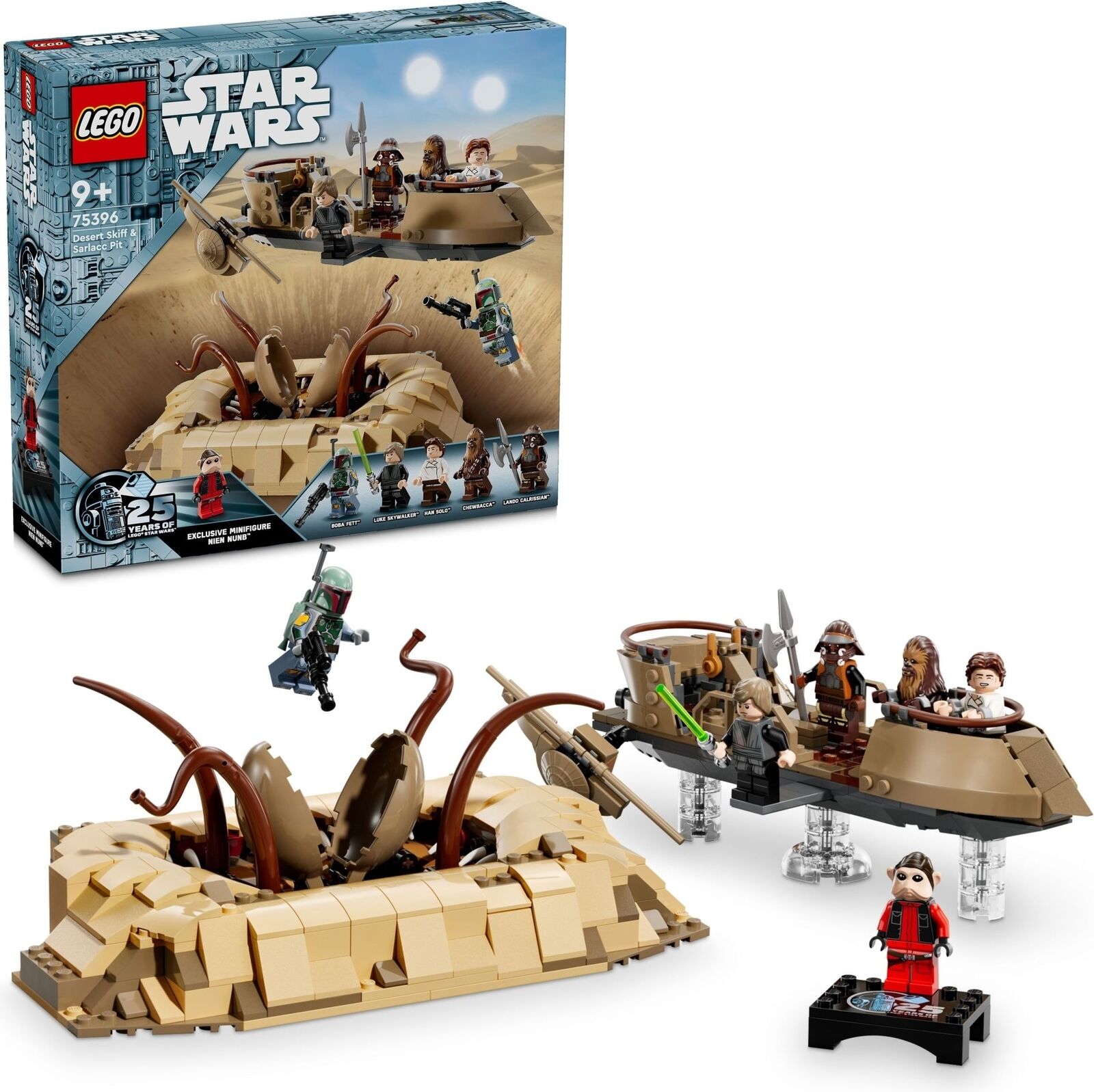 Merchandising Lego: 75396 - Star Wars - Skiff Del Deserto E Fossa Del Sarlacc