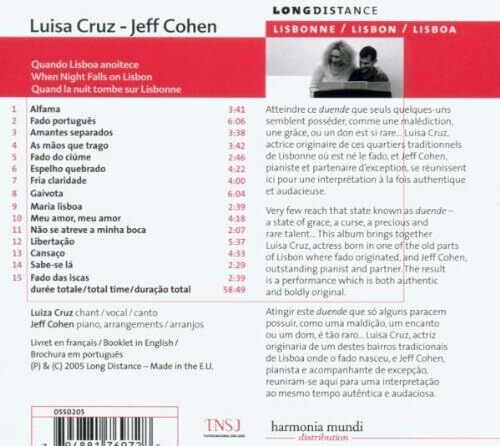Cruz, Luisa Quando Lisboa Anoitece (CD) Album