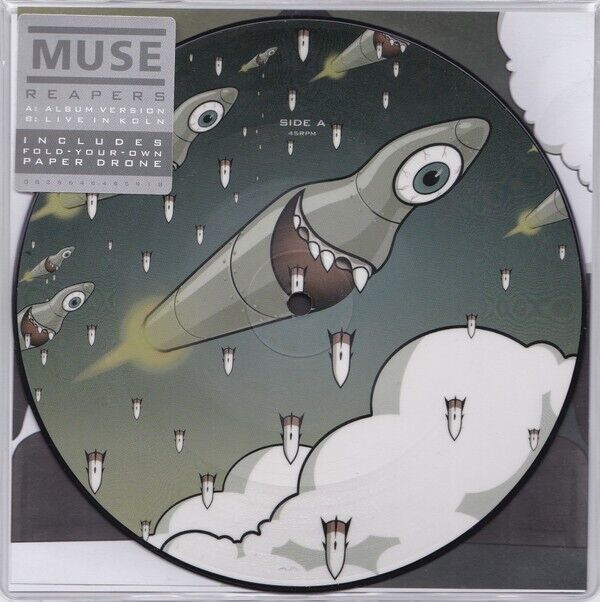 MUSE - REAPERS - 7" SINGLE VINYL PICTURE DISC RSD 2016 NEW