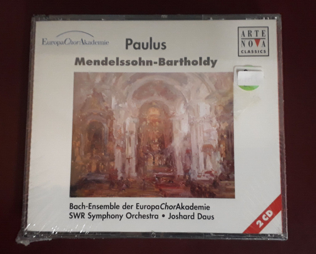 MENDELSSOHN, DAUS- PAULUS OP.36,ORATORIO*2 CD BRAND NEW SEALED SIGILLATO