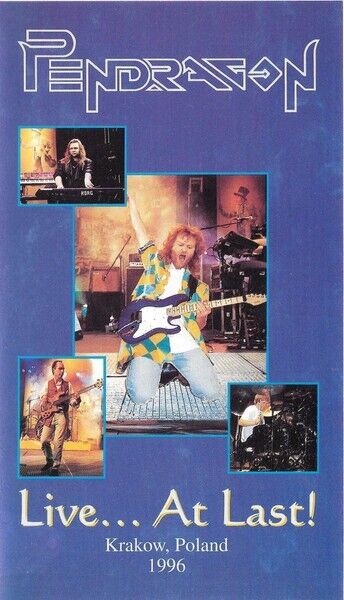 Pendragon – Live...At Last! Krakow, Poland 1996 - VHS,PAL,NEW,UNPLAYED,NO SEALED