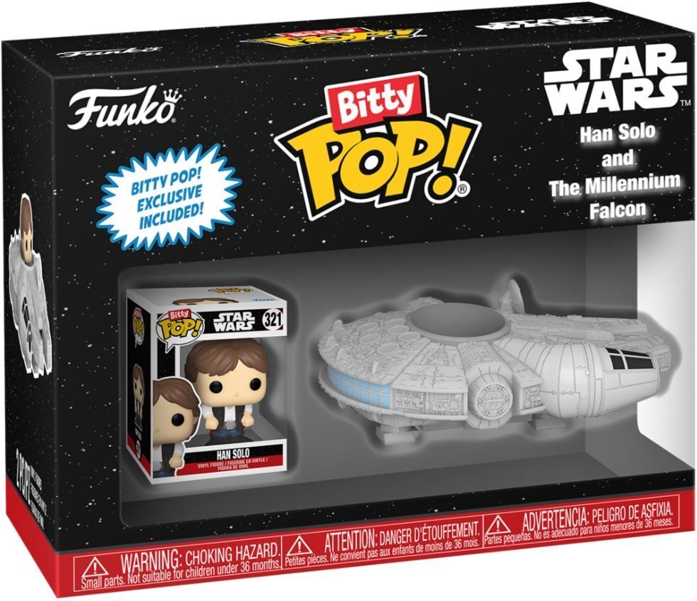 Merchandising Star Wars: Funko Bitty Pop Ride - Han Solo w/Millenium Falcon