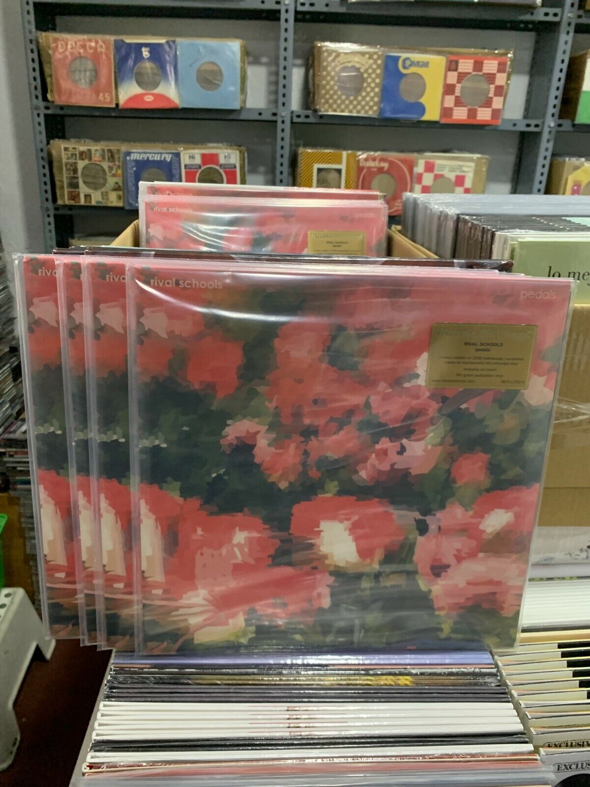 Rival Schools LP Pedals Translucent Red Vinyl 2021