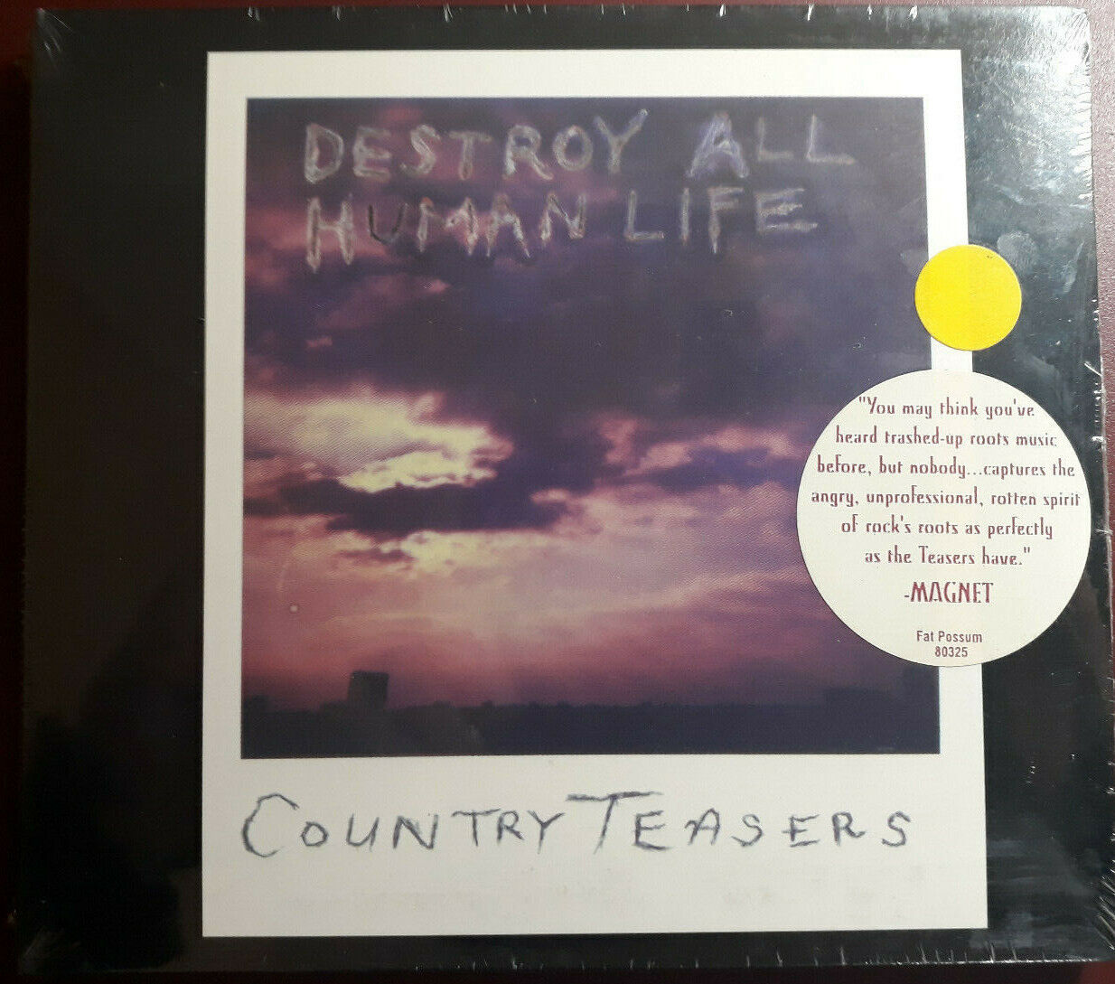 COUNTRY TEASERS-DESTROY ALL HUMAN LIFE*CD BRAND NEW SEALED NUOVO SIGILLATO RARE