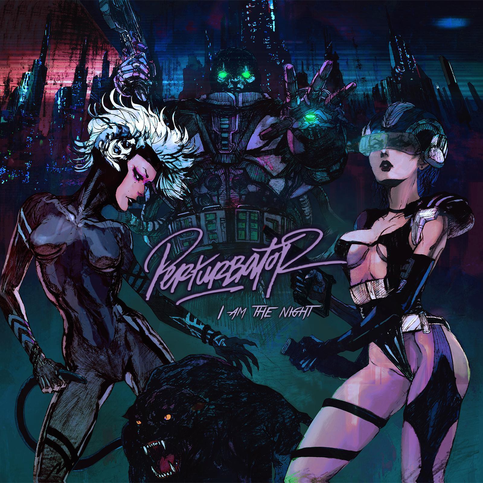 Perturbator I Am the Night (Vinyl LP) 12" Album (Clear vinyl)