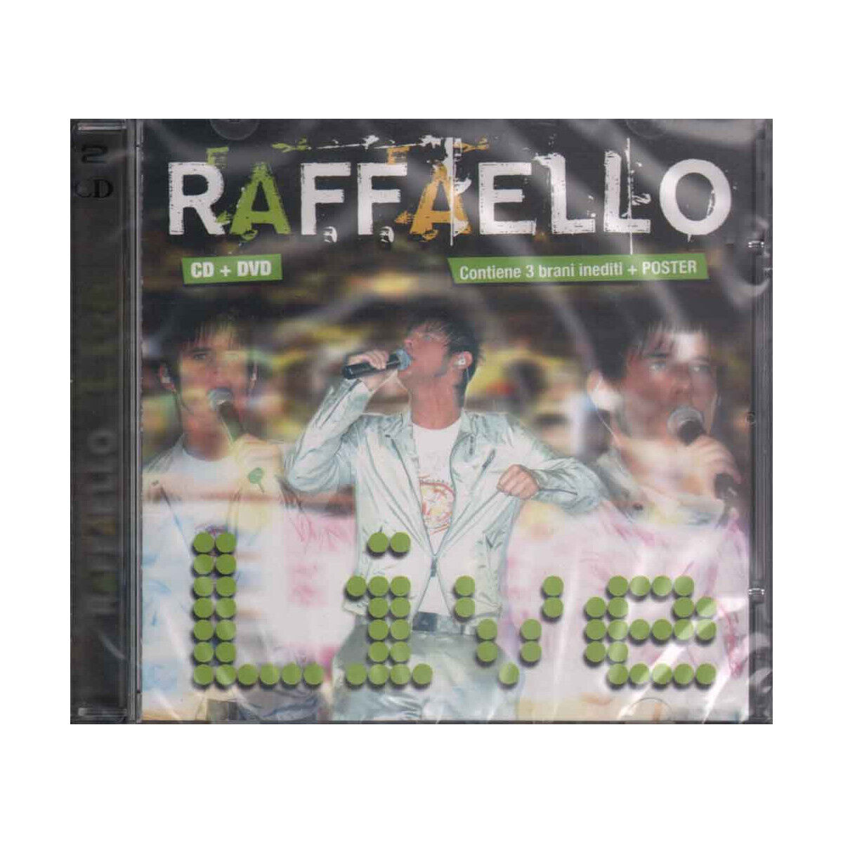 Raffaello CD DVD Raffaello Live / Zeus Record ‎ZCF 18 Sigillato