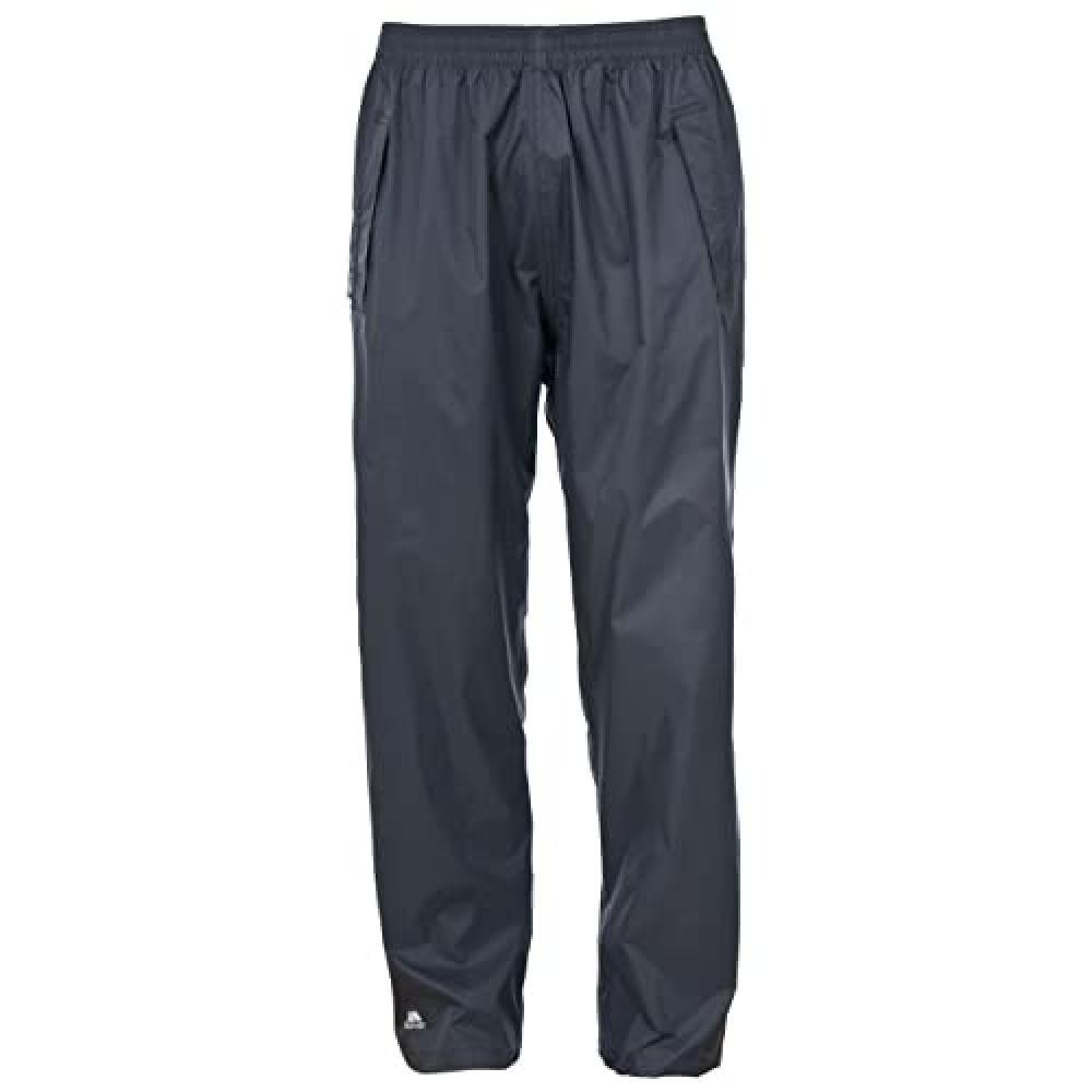 (TG. 3XL) Trespass Qikpac, Compact Pack Away-Pantaloni Impermeabili con 3 Tasche
