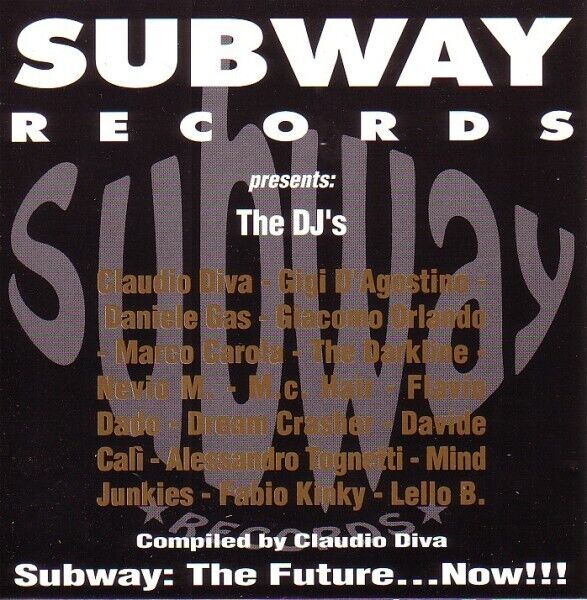 "Subway Records Presents: The DJ's" CD 1995 Techno Trance Progressive