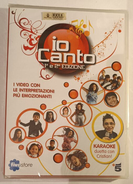 DVD "Cristian Imparato–Io Canto 1à e 2à Edizione"2010 Fivestore-Factory Sealed