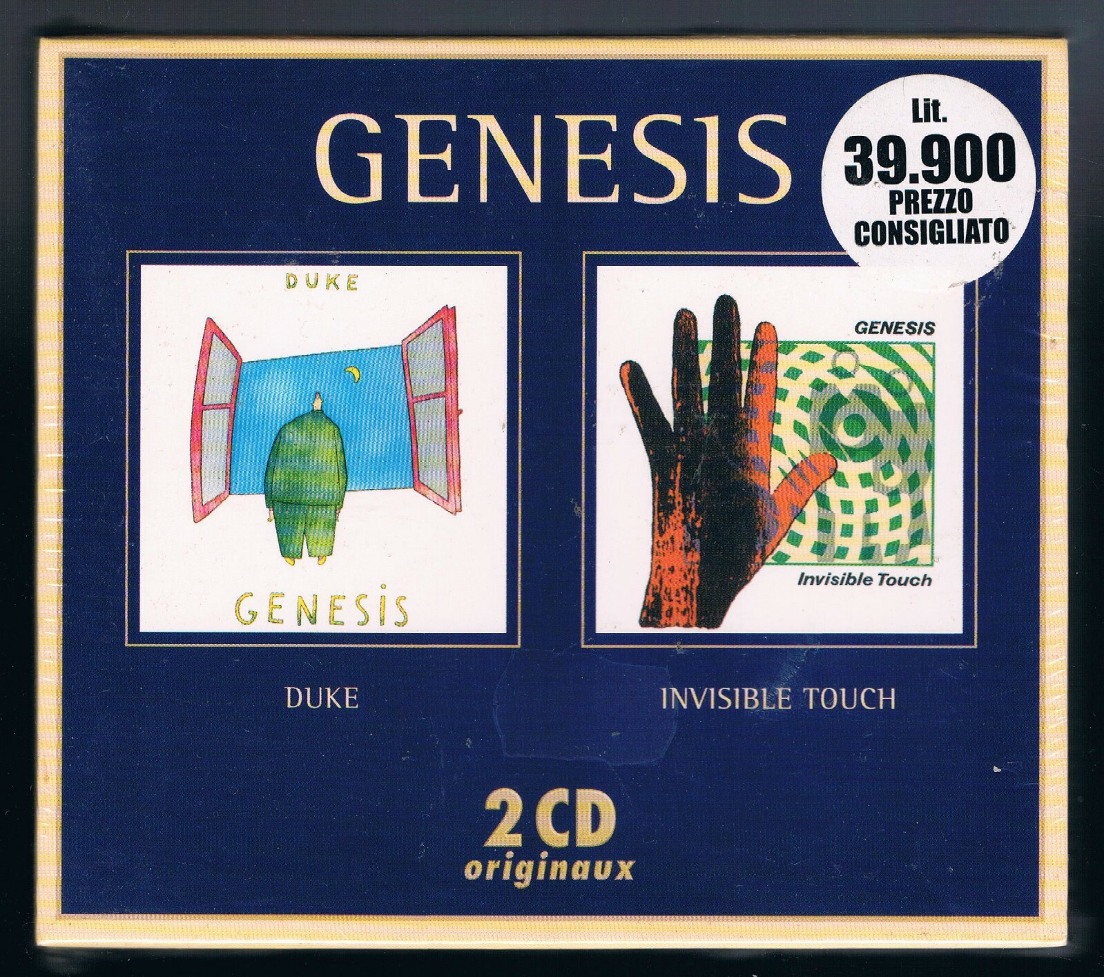 GENESIS DUKE - INVISIBLE TOUCH BOX 2 CD F.C. NUOVO SIGILLATO!!!