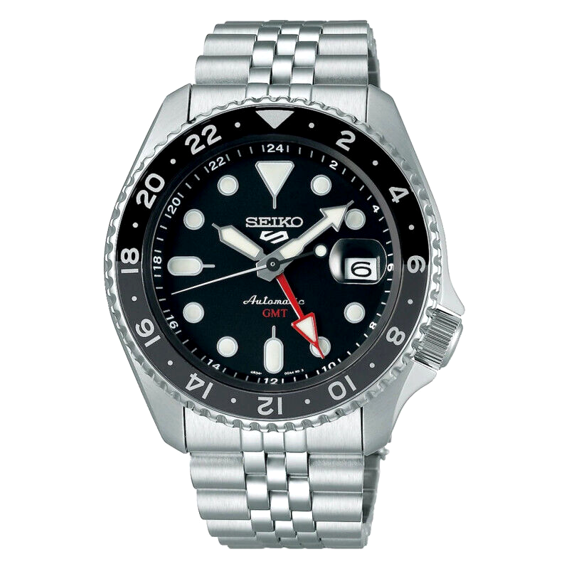 Seiko 5 Sports Orologio Uomo Automatico SSK001K1 GMT Nero