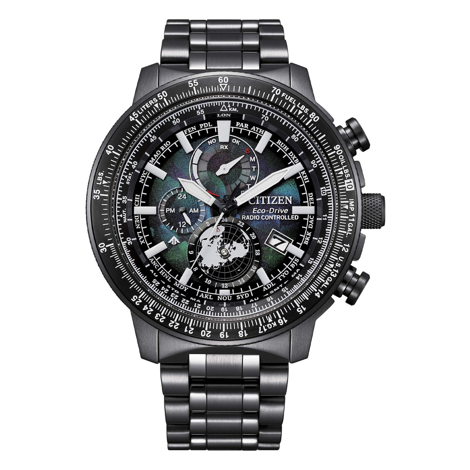 Orologio Citizen Radiocontrollato Geo Trekker ref.BY3005-56E Riv.Autorizzato
