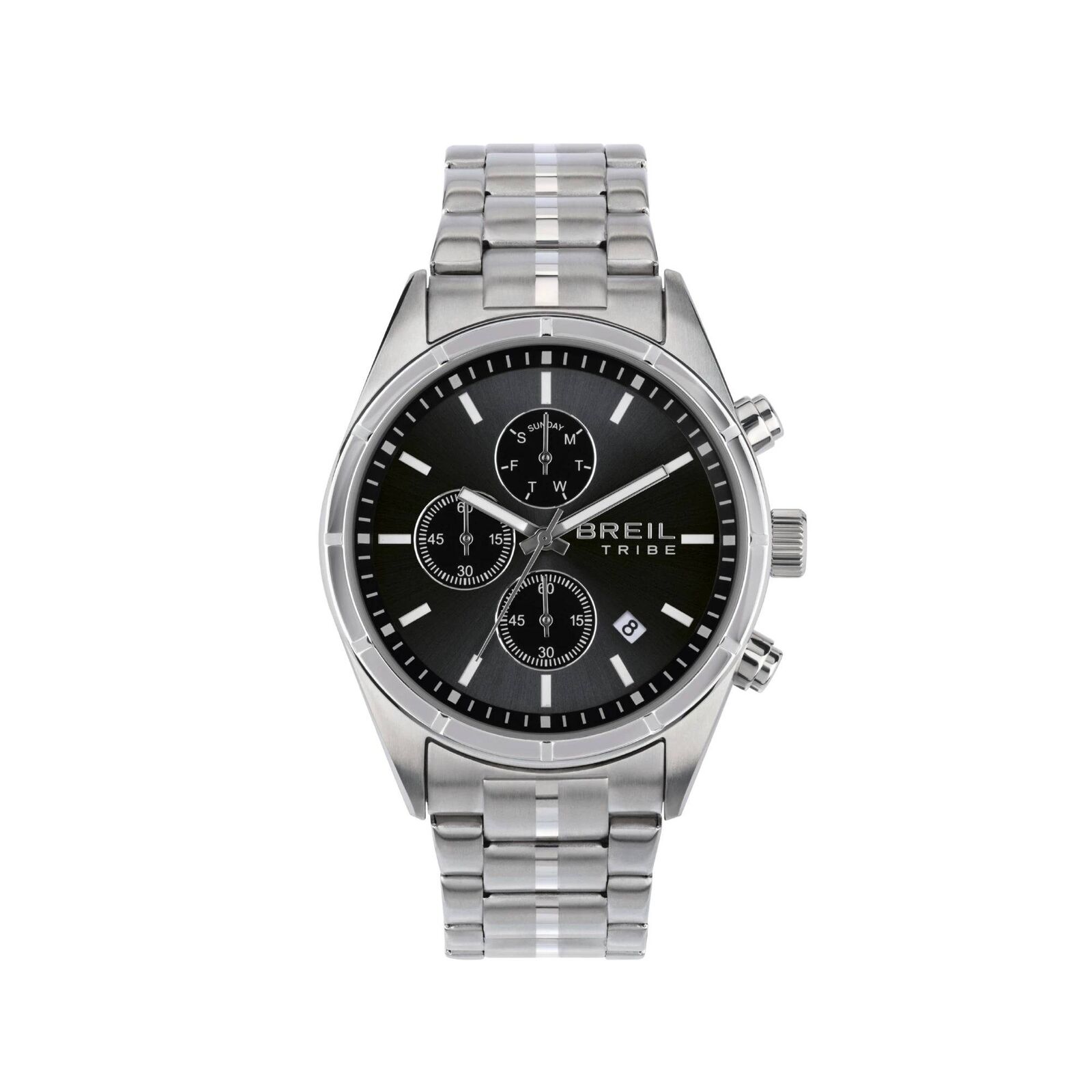 Orologio Breil Tribe Captain EW0694 Watch Acciaio Cronografo Nero Uomo 42 mm