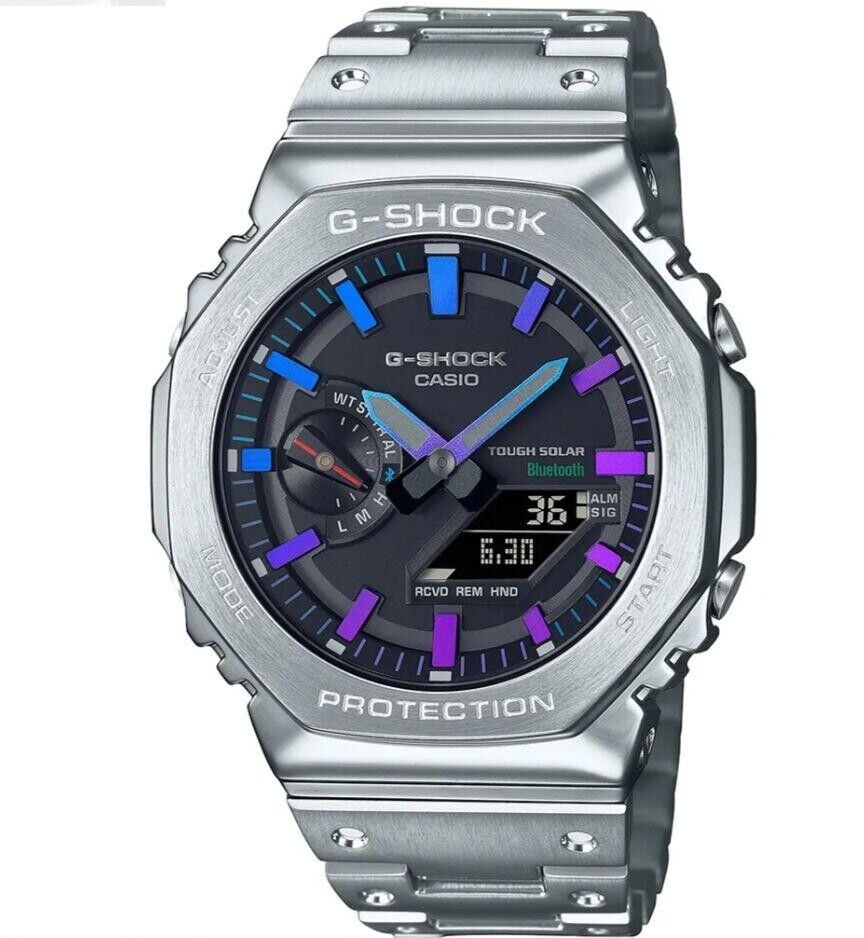 CASIO  G-SHOCK G   RAINBOW  CARICA SOLARE   GM-B2100PC-1AER GARANZIA ITALIA