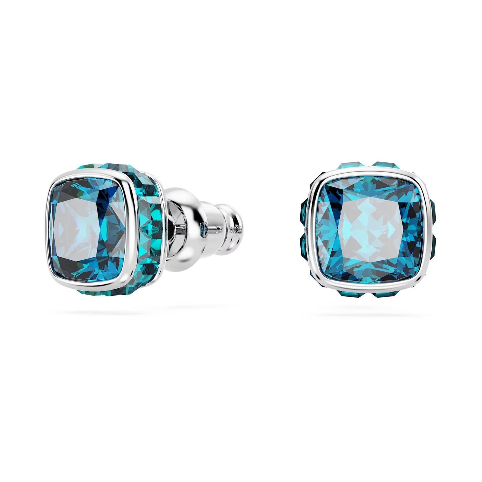 Orecchini Swarovski Birthstone a Lobo 5660796 Earrings Cristalli Dicembre Blu