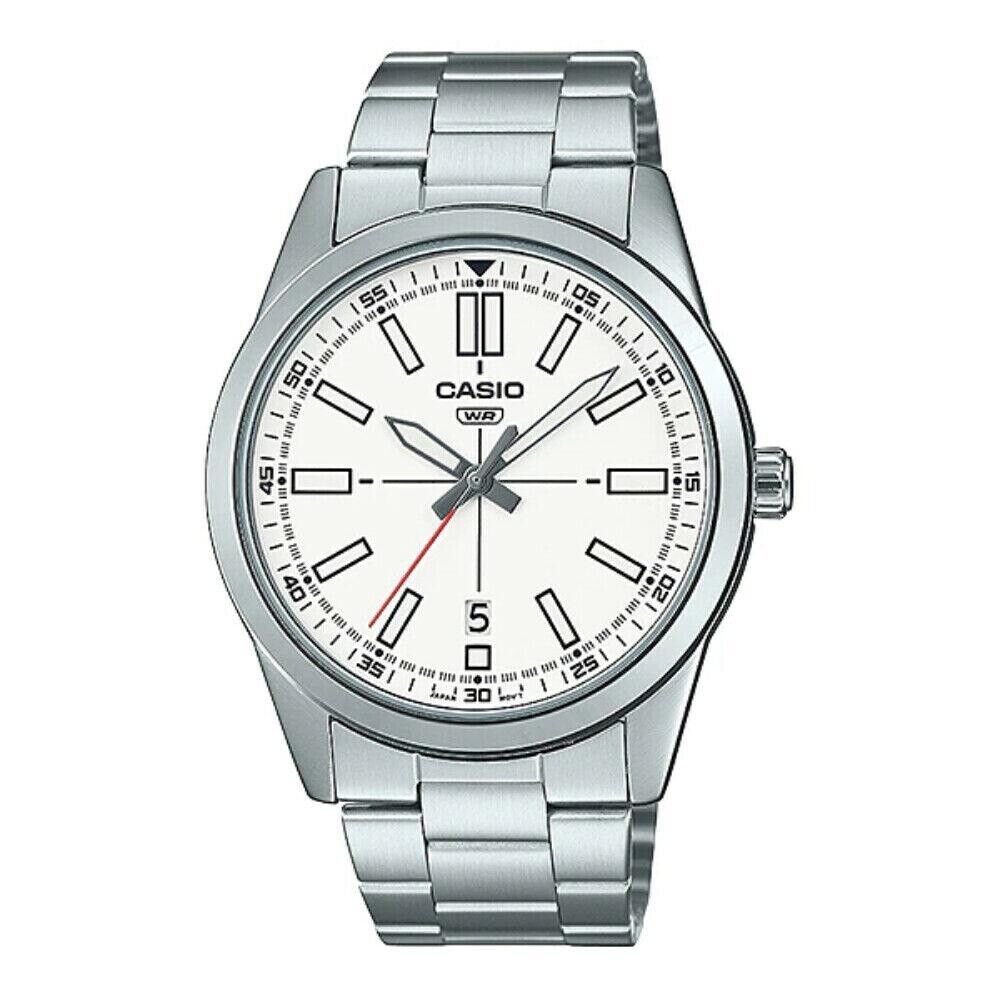 CASIO MTP-VD02D-7EUDF OROLOGIO UOMO ACCIAIO DATA 41mm SOTTOCOSTO