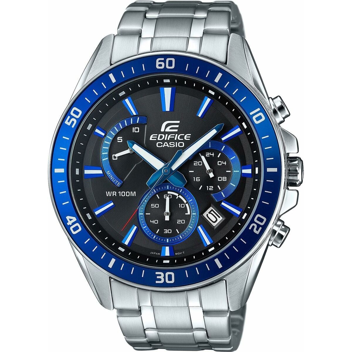 Orologio Uomo Casio EFR-552D-2AVUEF Argentato [Ø 47 mm]