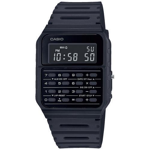 Orologio calcolatrice digitale unisex Casio CA-53WF-1BEF gommato CASIO Vintage