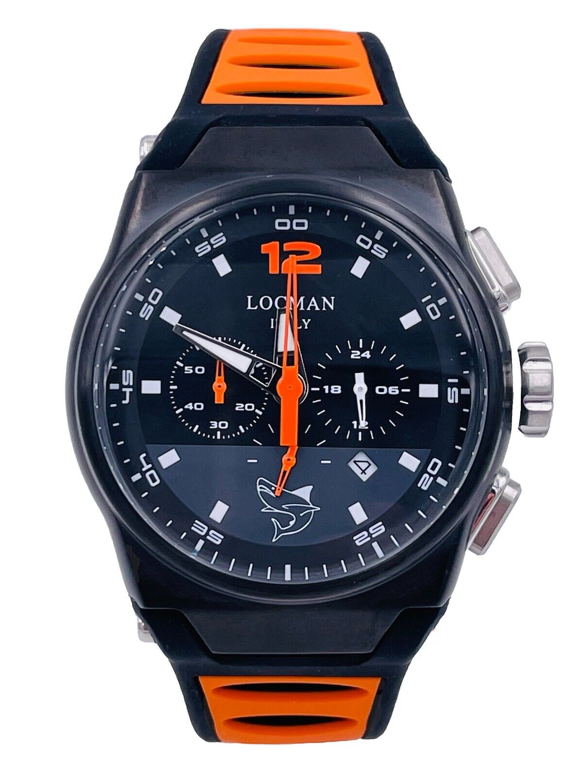 Orologio Locman Mare Crono Pvd 555KOO/549 44mm Gomma Scontatissimo Nuovo