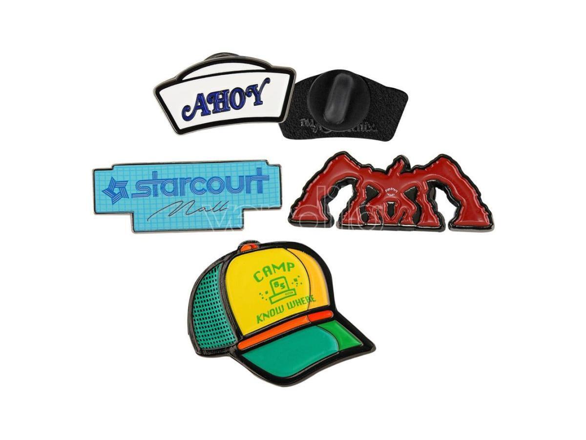 Stranger Things Pins 4-Pack Season 3 Cinereplicas