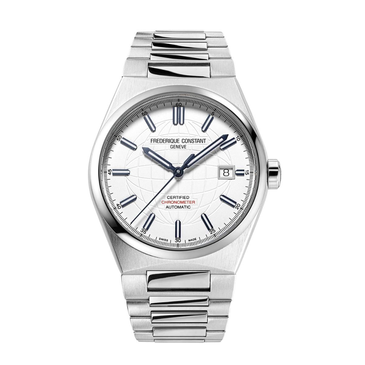 Orologio Frederique Constant Geneve HighLife automatico COSC Silver FC-303S3N...