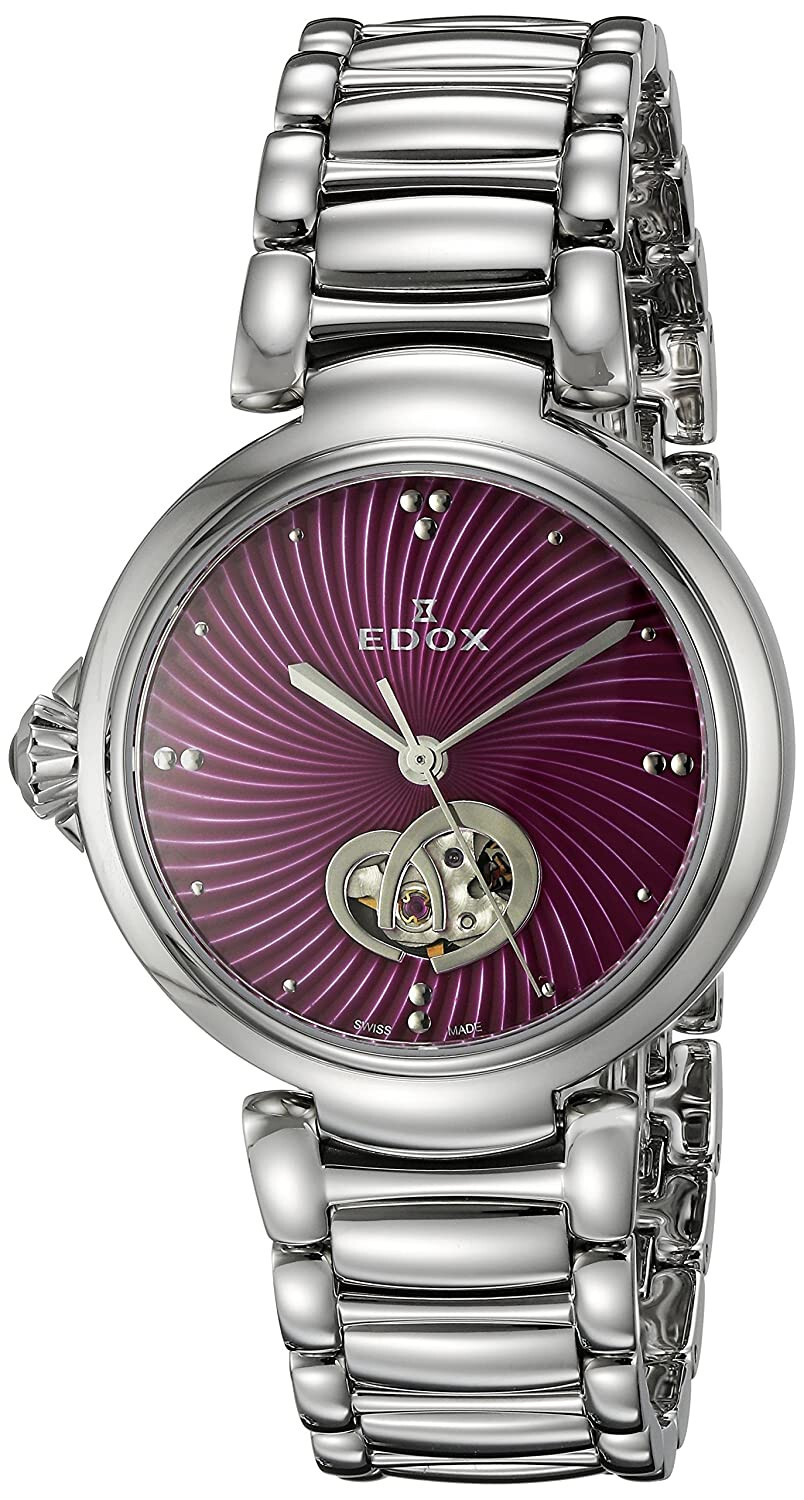 EDOX LaPassion Open Heart 85025-3M-ROIN Orologio Donna Meccanico
