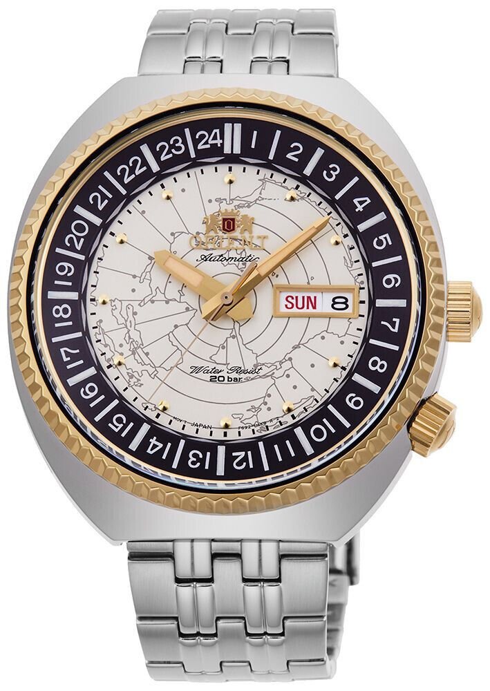 Orient Revival World Map RA-AA0E01S19B Orologio Uomo Meccanico