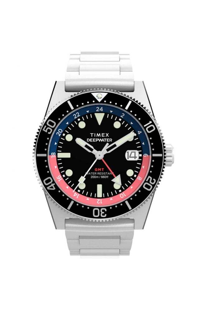 Timex Deepwater Reef 200 GMT 41mm Orologio in acciaio inossidabile TW2W95300