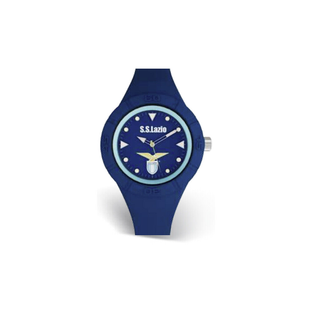 Orologio Uomo SS LAZIO P-LB485XB1 Silicone Blu OFFICIAL