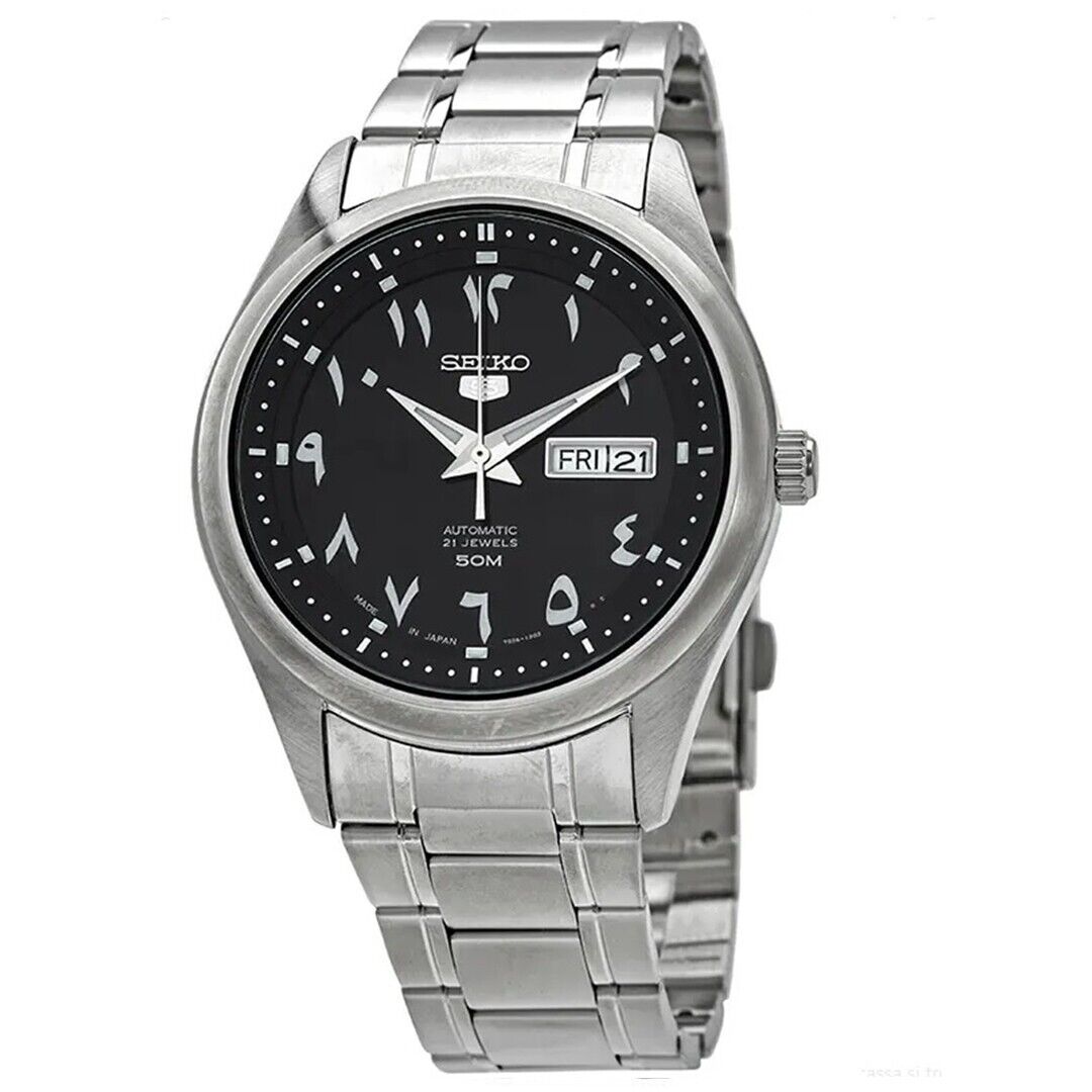 SEIKO Serie 5 SNKP21J1 Orologio Automatico Arabic Dial Bracciale Acciaio