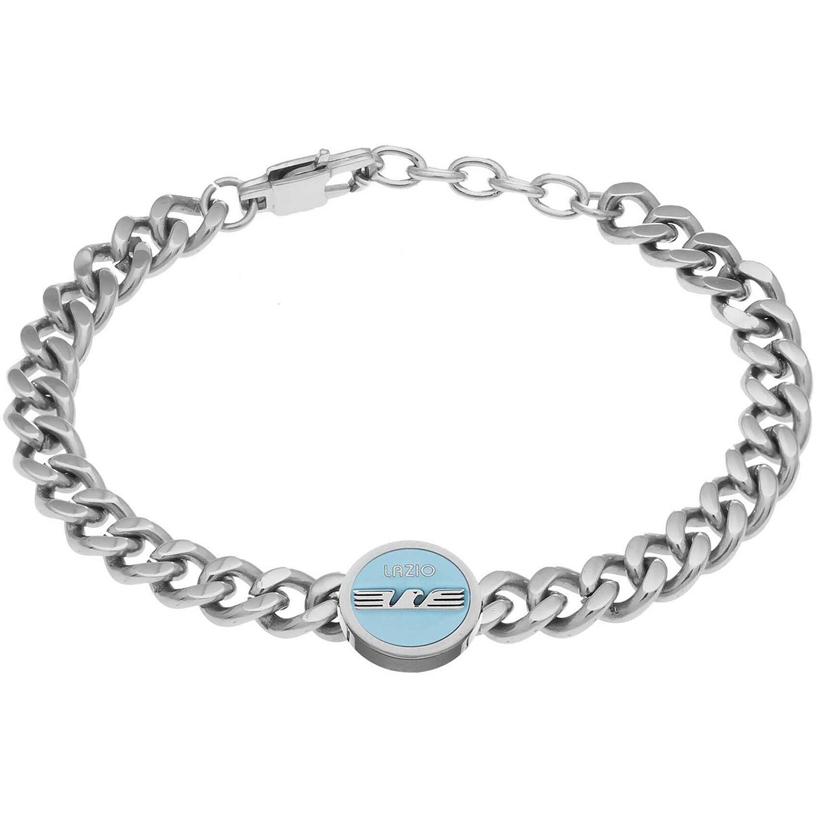 Bracciale Uomo SS LAZIO B-LB011TAS Acciaio Inossidabile Aquila OFFICIAL