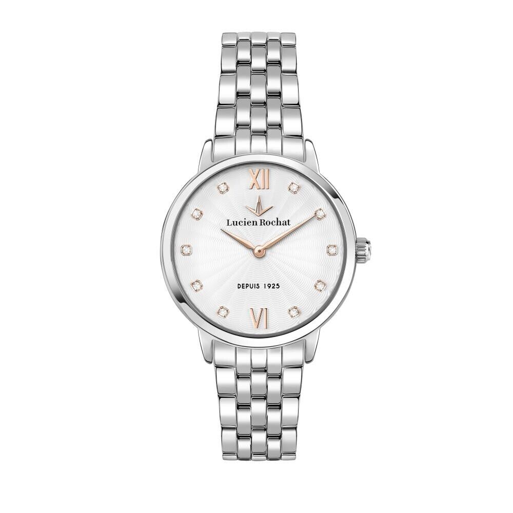 Orologio LUCIEN ROCHAT donna Charme Diamond acciaio / bianco R0453115511