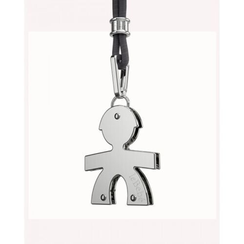 Ciondolo Oro Bianco I cuccioli LE BEBè LBB006 maschietto Bimbo Mamma Oro Bianco