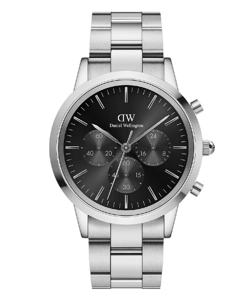 Orologio ICONIC CHRONOGRAPH LINK ONYX S Daniel Wellington Uomo