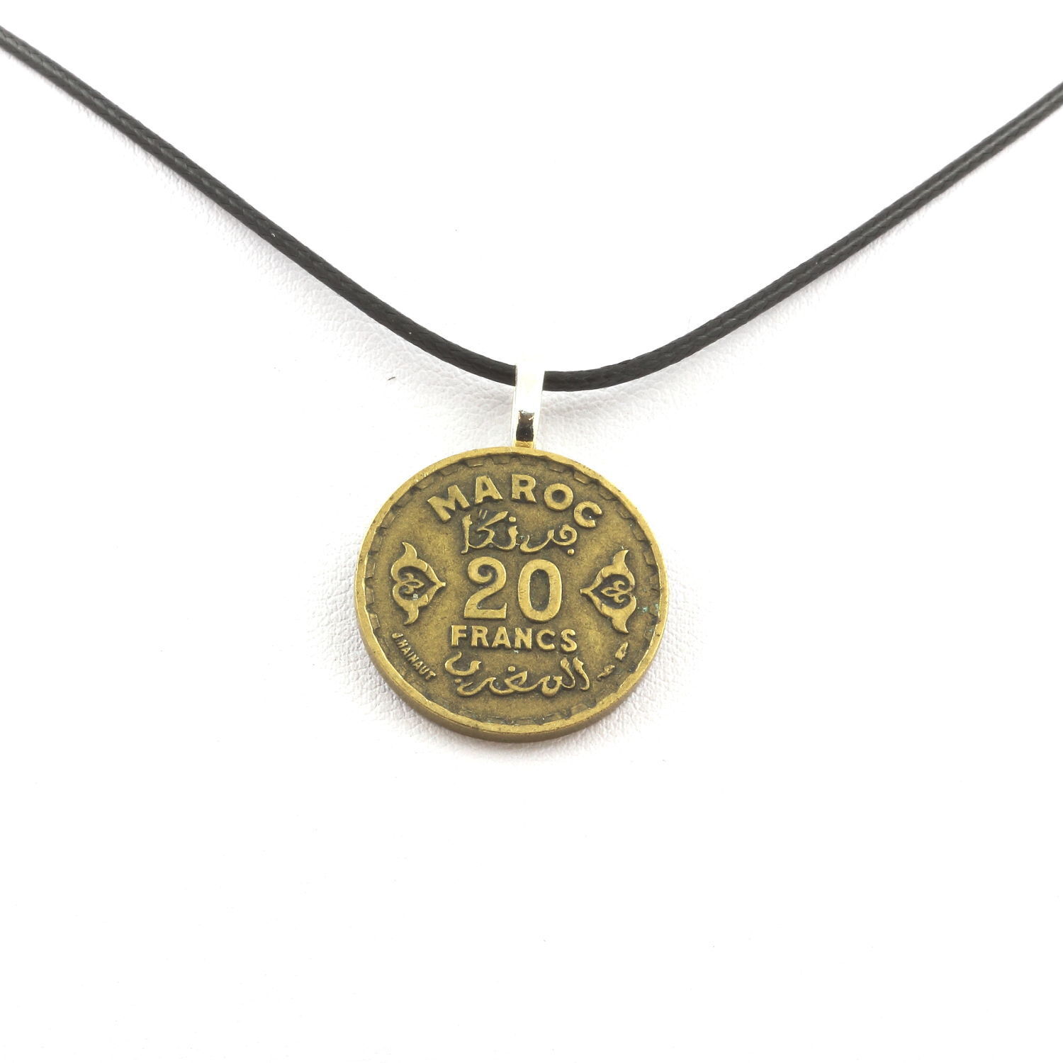 Collezione Di Minerali. Collana Moneta Del Marocco 20 FRANCS Mohammed V Prova