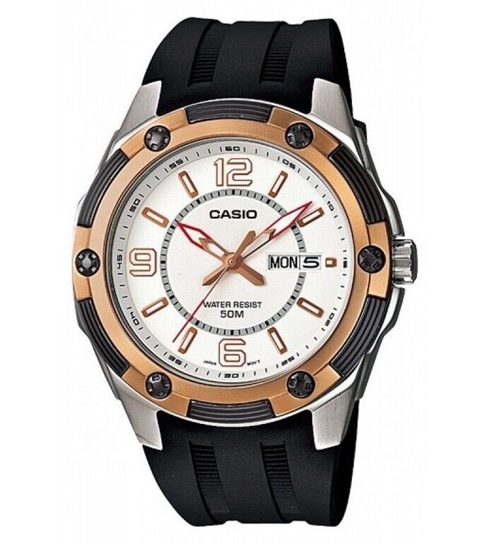 CASIO MTP-1327-7A1VDF OROLOGIO UOMO SILICONE NERO DATA 42mm SOTTOCOSTO