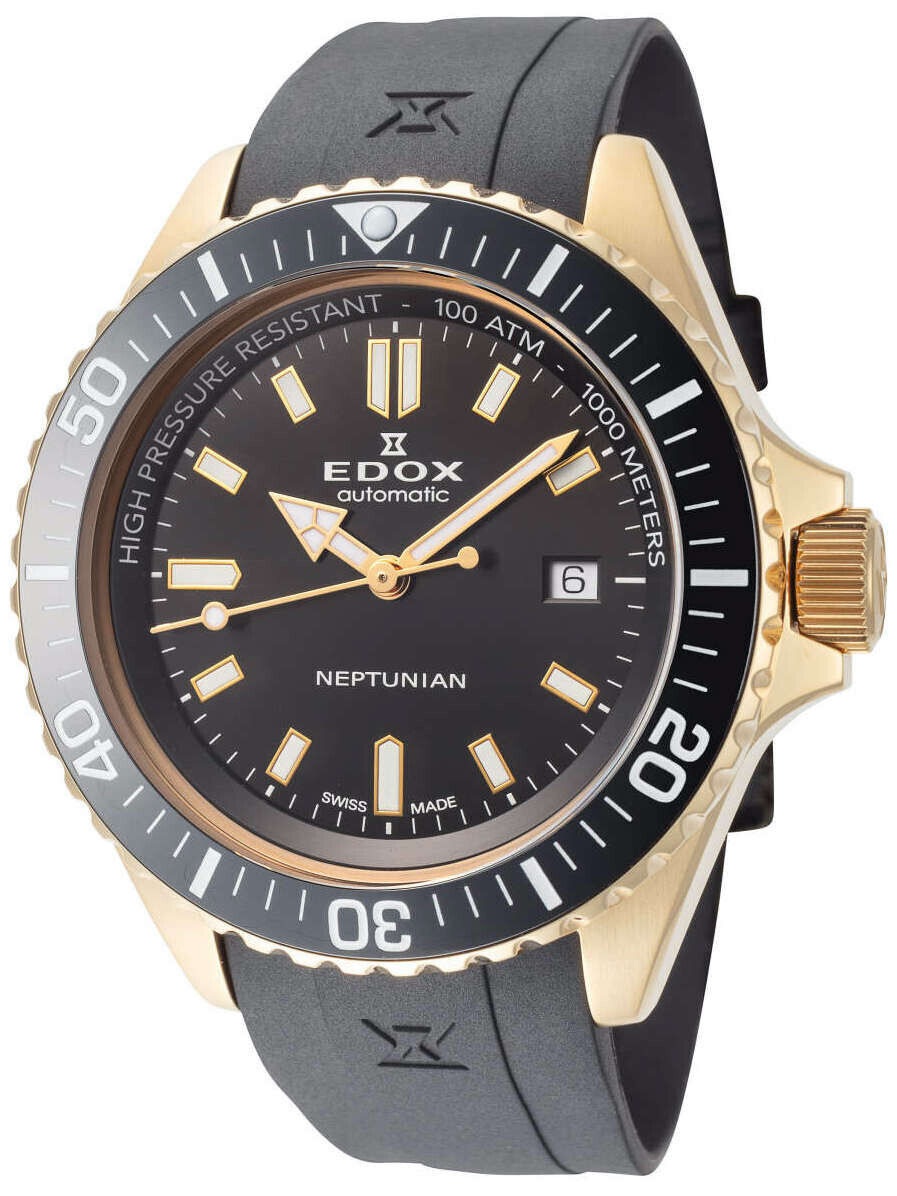 EDOX Neptunian 80120-37JCA-NID Orologio Uomo Meccanico