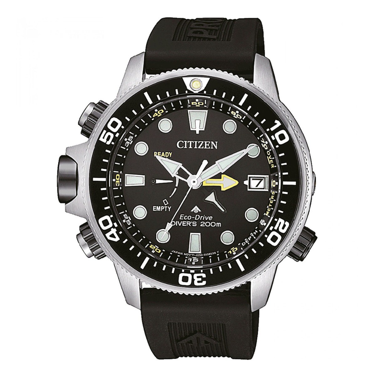 Citizen Orologio Aqualand Eco-Drive Diver 200mt Cinturino Silicone BN2036-14E