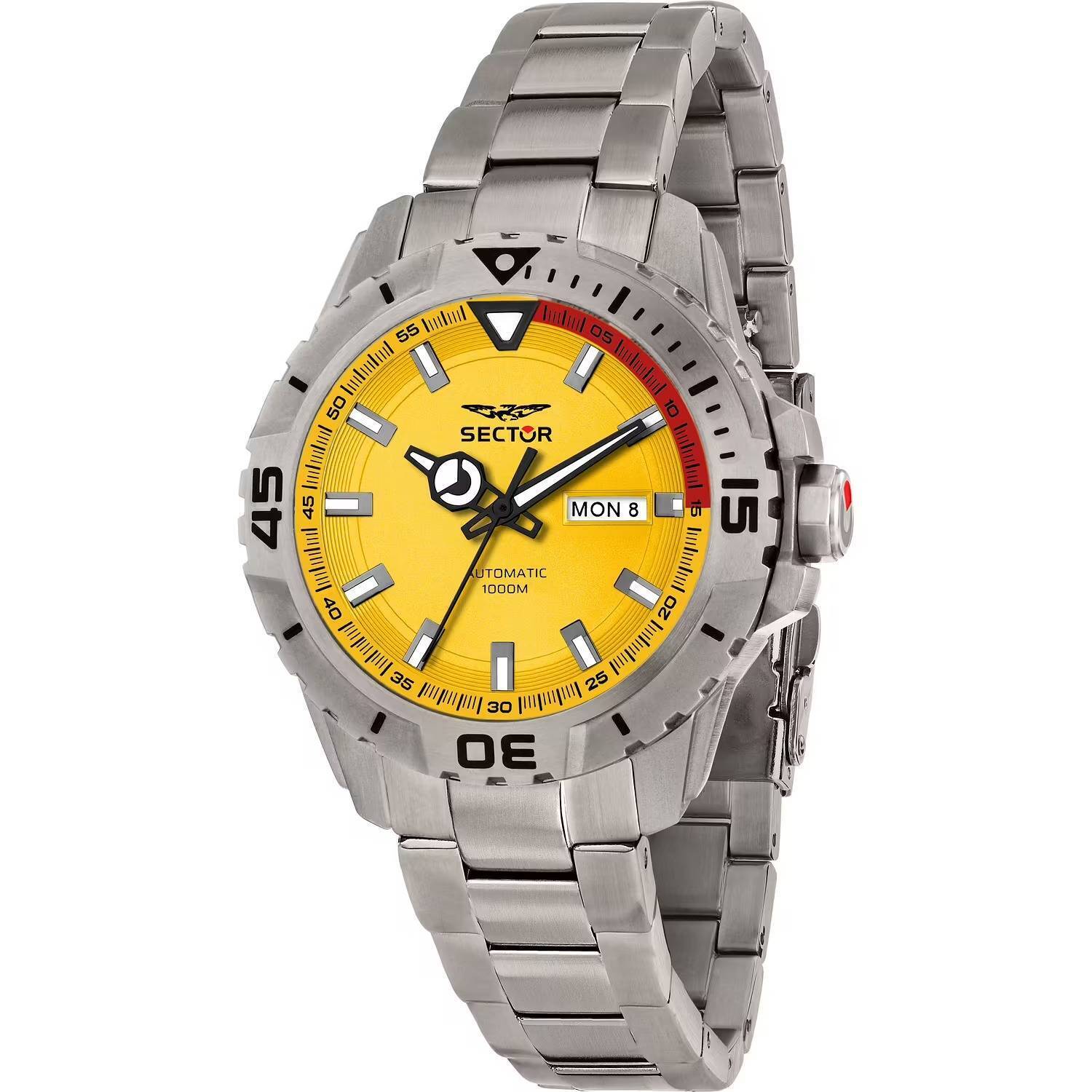Orologio Sector Legend Titanium Millemetri Automatico R3223135002 Watch Giallo