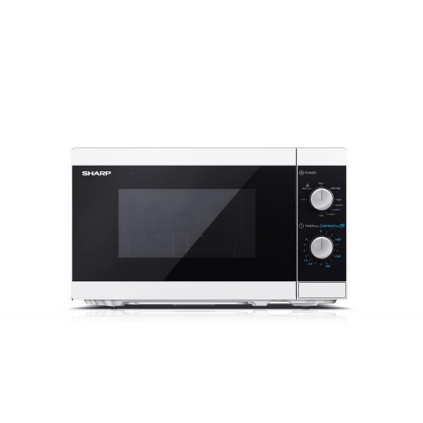 SHARP YC-MG01E-W - FORNO A MICROONDE 20L - 800W - CONTROLLO ANALOGICO - GRILL -