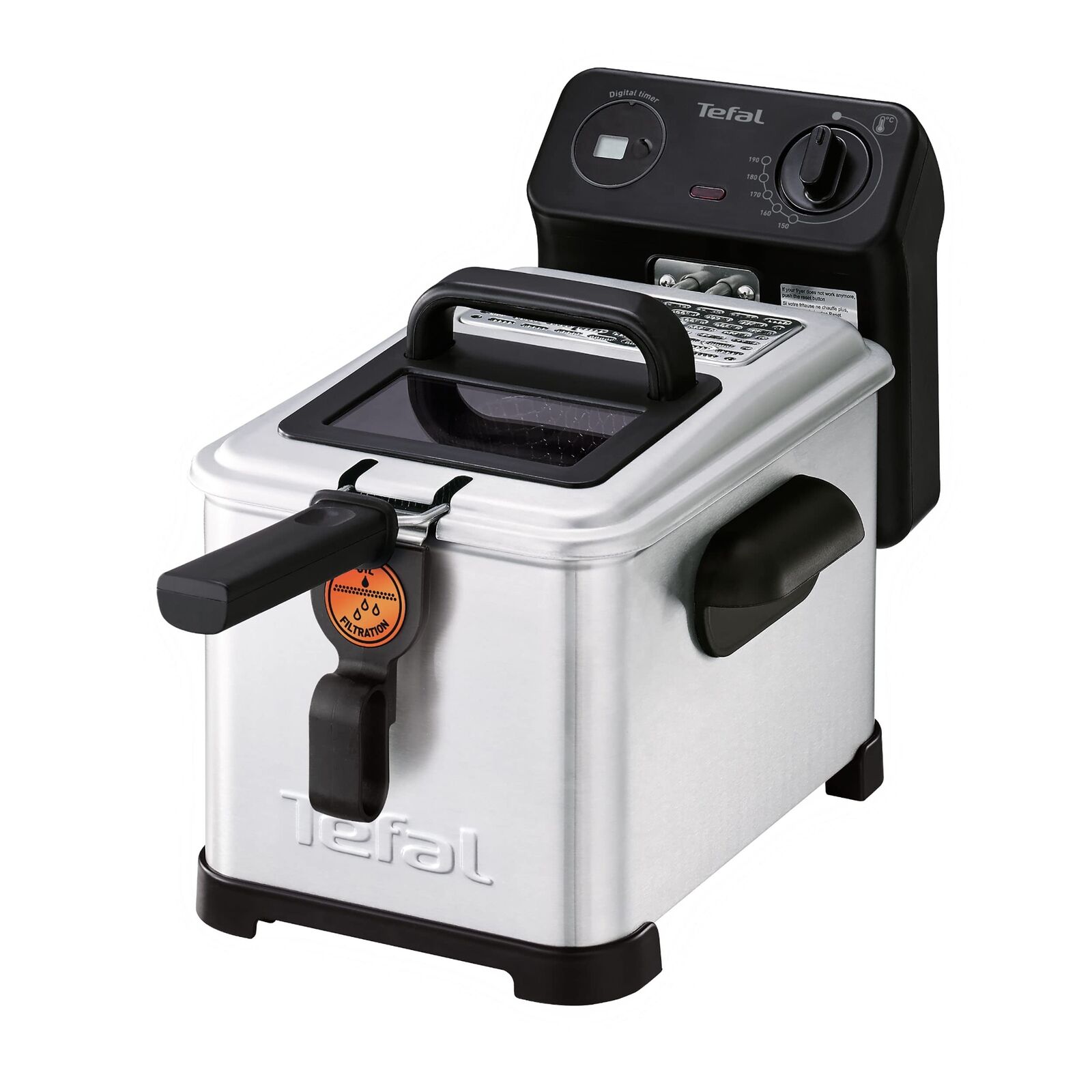 Tefal Filtra Pro FR5160 Singolo Friggitrice 2400W Nero Acciaio inossidabile f...