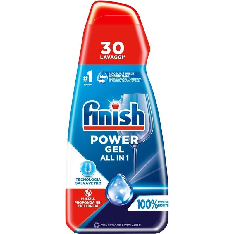 FINISH POWER GEL BRILLANTEZZA E PROFUMO N FORMATO DA 600 ML