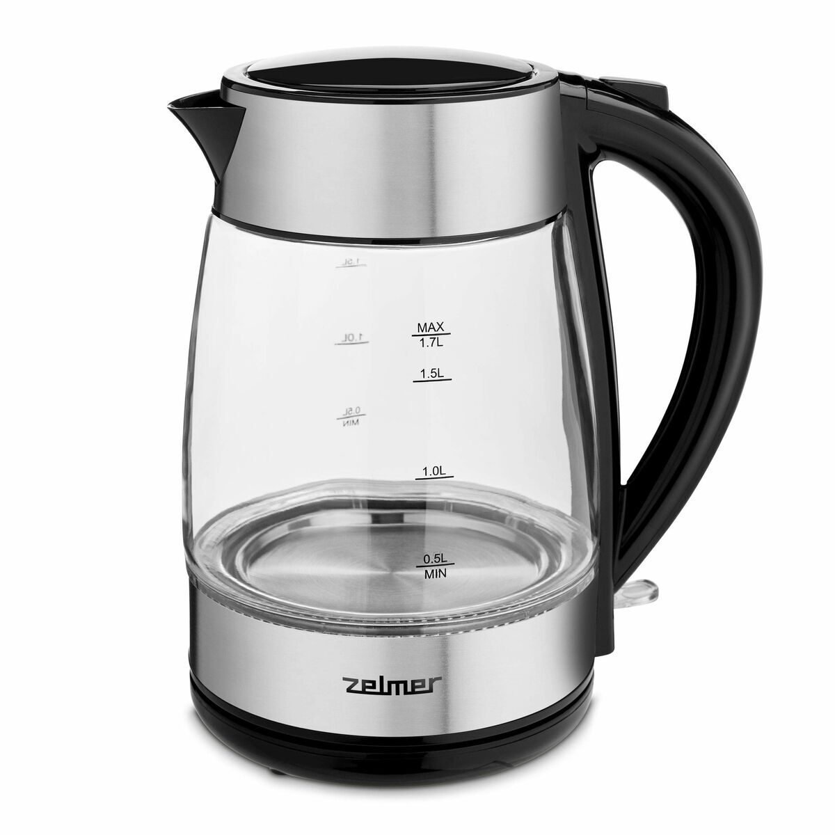 Bollitore Zelmer ZCK8011 Nero Argentato Acciaio inossidabile Cristallo 2200 W